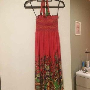 Victoria's Flower Pink Sun Dress