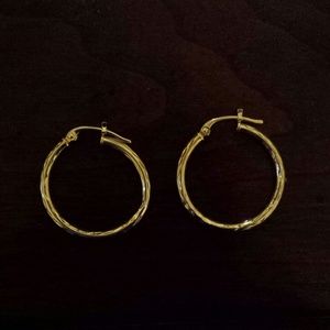 Authentic Gold Earrings (Small)