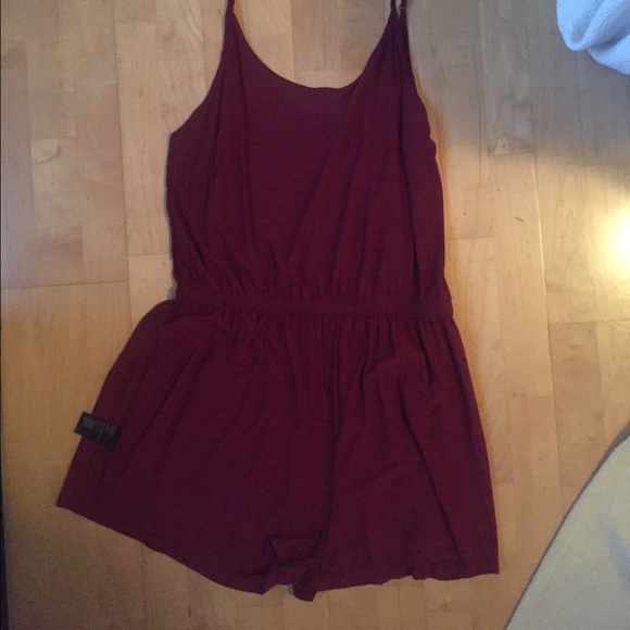 Maroon Romper