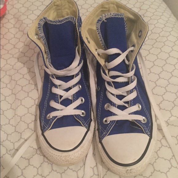 Blue converse