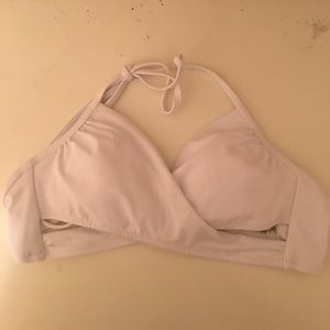 VS PINK White Wrap Bikini Top