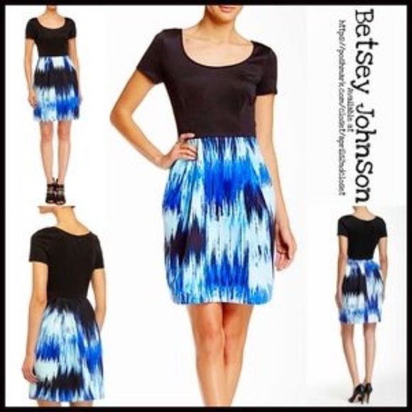 NWOT Adorable Betsey Johnson Scuba Dress