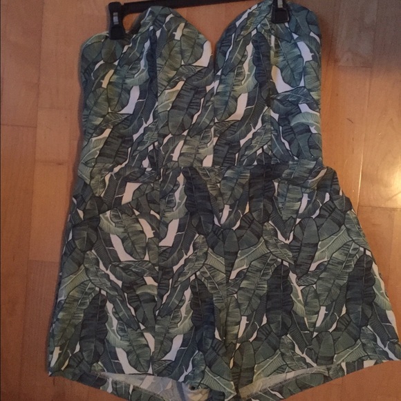 Palm Tree Romper