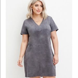 GREY SUEDE DRESS