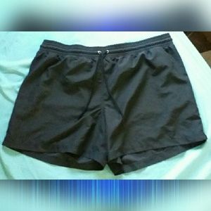 PLUS SIZE 24/26 SWIM SHORTS 3X BLACK WATERPROOF