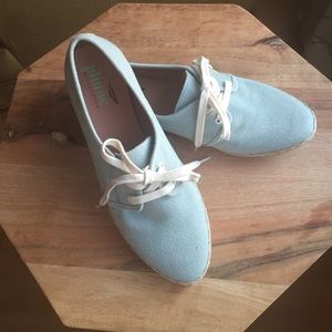 "Talia" Espadrille Sneakers by Farylrobin Plume