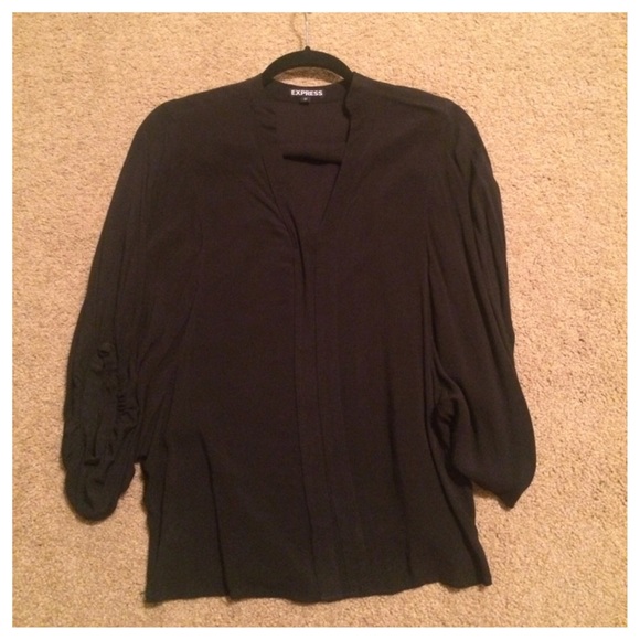 Express Black Blouse