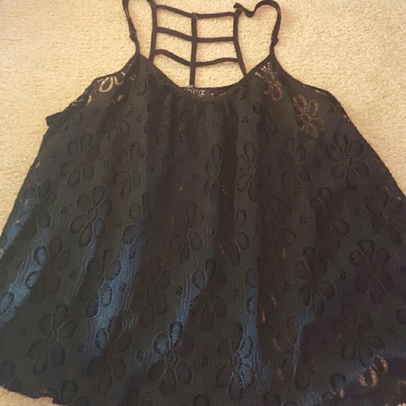Love Culture black lace tank top