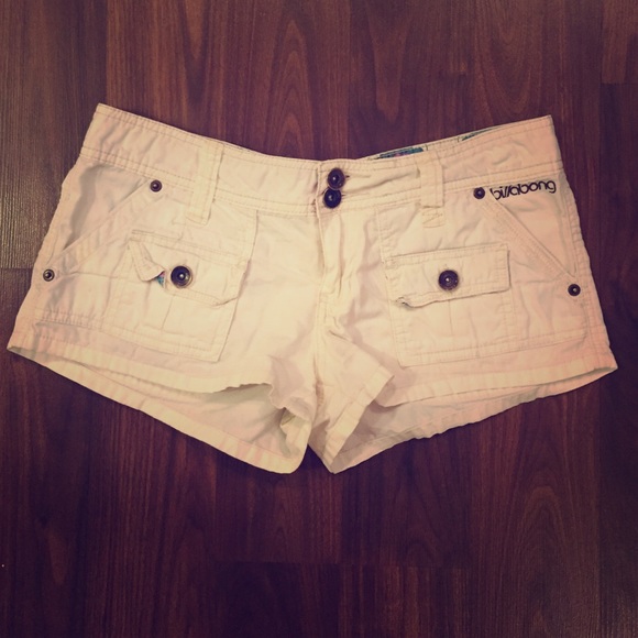 Cream Billabong Shorts
