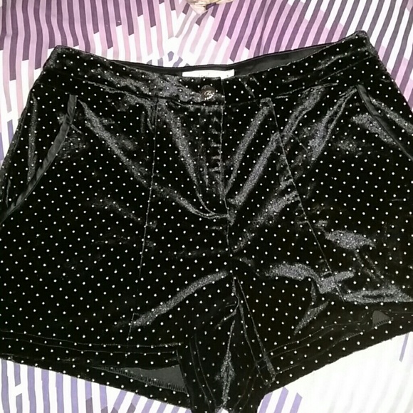 UO studded velvet short