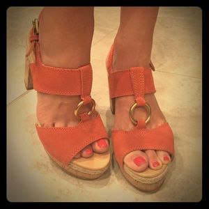 Coach Valeann Suede Sandal