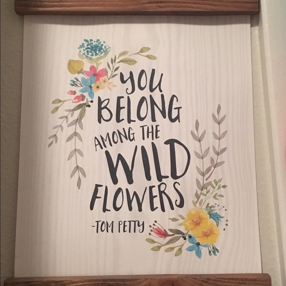 Tom Petty lyrics banner