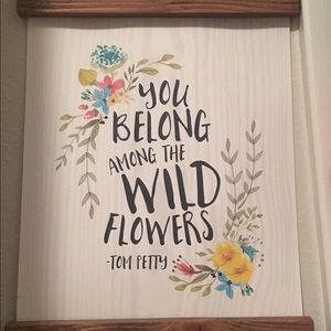 Tom Petty lyrics banner