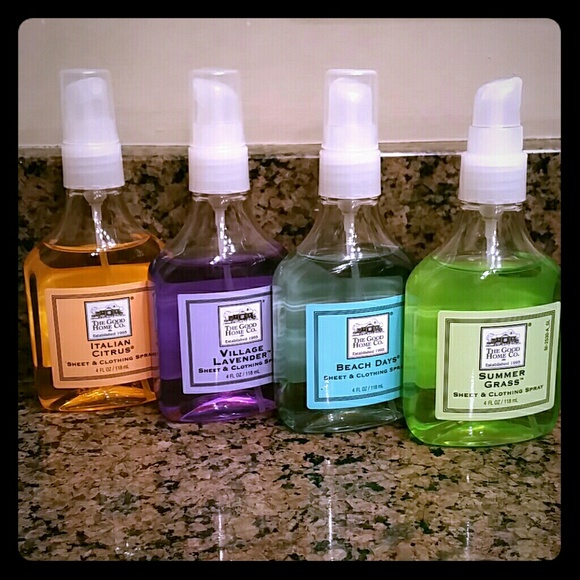 Four 4 FL OZ Sheet & Clothing Spray