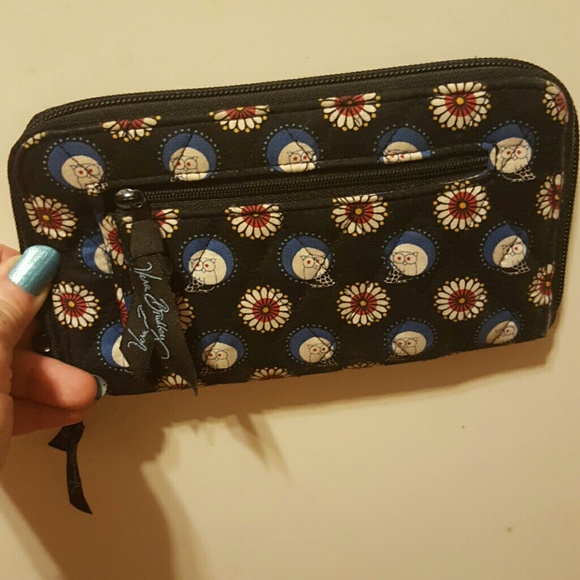 Vera Bradley Zip-Around Wallet in retired print