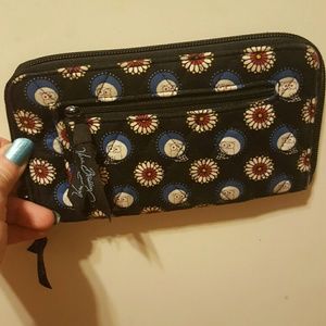 Vera Bradley Zip-Around Wallet in retired print
