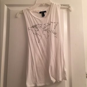 World Map Tank Top