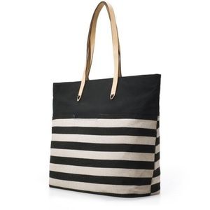 Stella and Dot Striped Hudson Tote