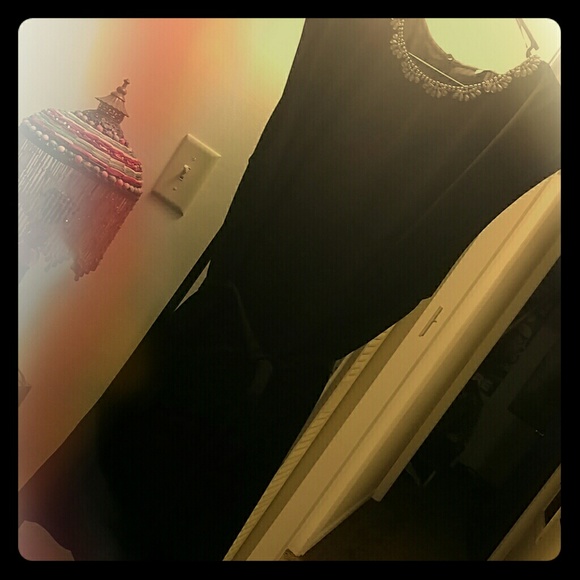 Forever21 black semi formal dress