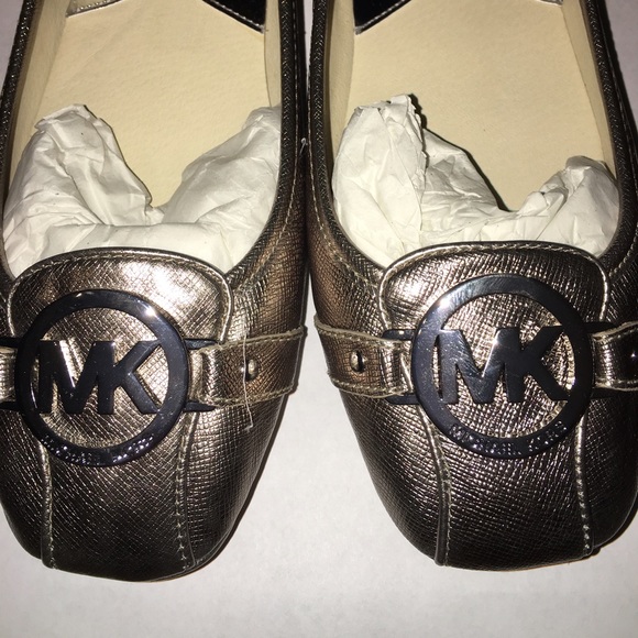 Metallic Michael Kors Flats