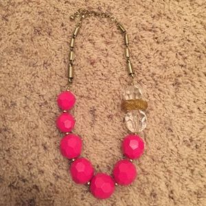 Beaded statement necklace