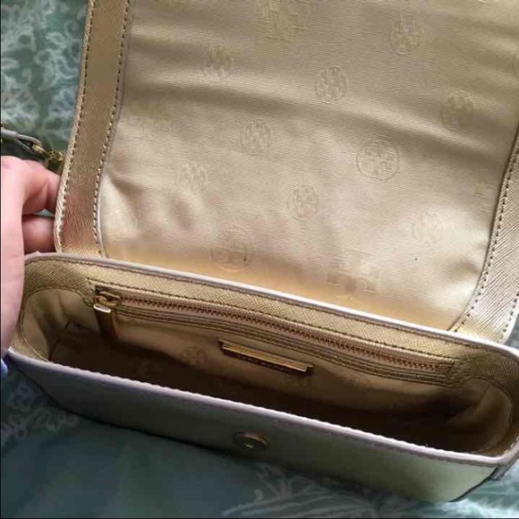 Tory Burch Gold Cross Body Bag - Picture 4 of 4