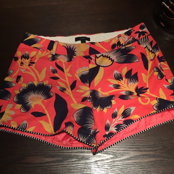 J. crew Hibiscus Floral Short