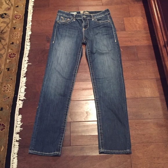 STEVIE Straight Leg Blue Jeans