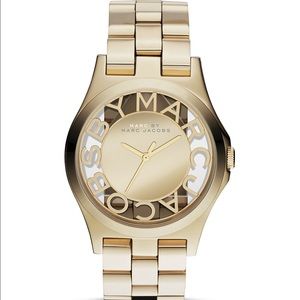 Marc by Marc Jacobs Accessories - Marc Jacobs Henry Skeleton Gold Bracelet Watch Marc by Marc Jacobs Accessories - Marc Jacobs Henry Skeleton Gold Bracelet Watch