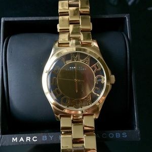 Marc by Marc Jacobs Accessories - Marc Jacobs Henry Skeleton Gold Bracelet Watch Marc by Marc Jacobs Accessories - Marc Jacobs Henry Skeleton Gold Bracelet Watch