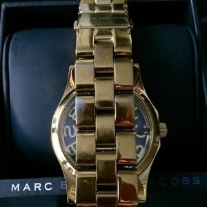 Marc by Marc Jacobs Accessories - Marc Jacobs Henry Skeleton Gold Bracelet Watch Marc by Marc Jacobs Accessories - Marc Jacobs Henry Skeleton Gold Bracelet Watch