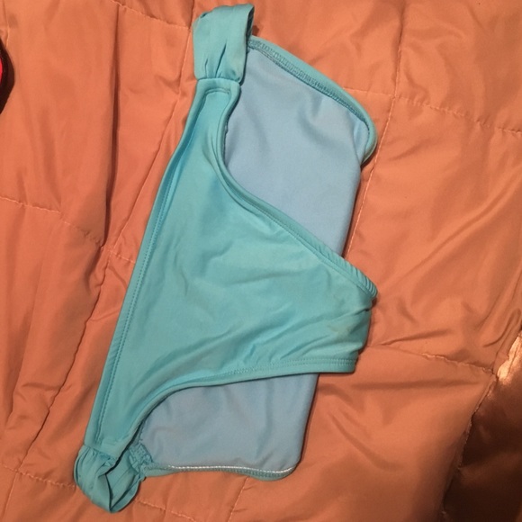 Bathing suit bottoms, bright blue