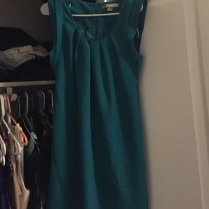 Greenish teal work dress