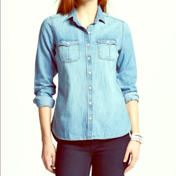 Button down jean shirt