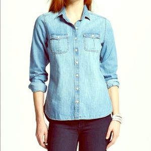 Button down jean shirt