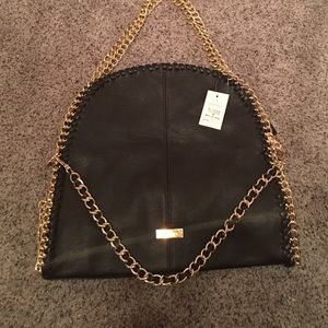 Brown chain bag