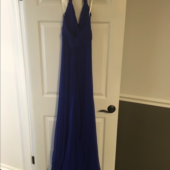Royal Blue marchesa gown - Picture 2 of 4