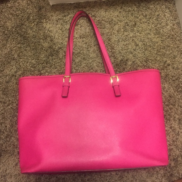 Pre-Owned MICHAEL Michael Kors Pink Tote Bag – True Fashionistas Authentic Michael Kors Tote Bag