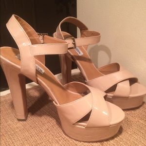 Nude Steve Madden High Heels