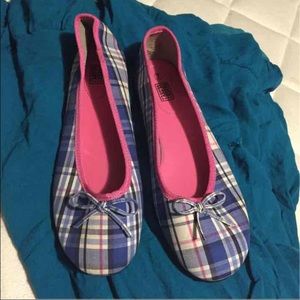 Plaid flats