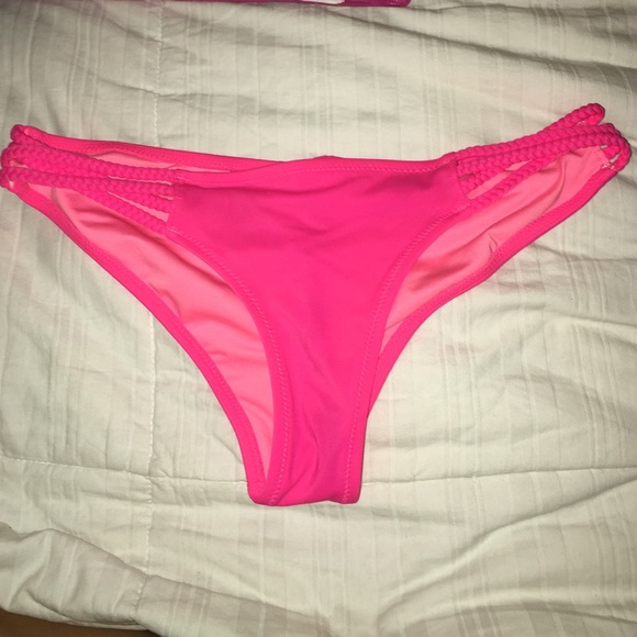 Victoria's Secret hot pink swim bottoms