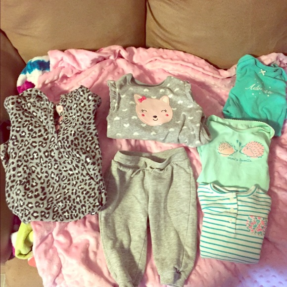 Lot of 9 month old girl clothes
