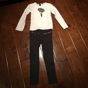 Set legging and tee shirt