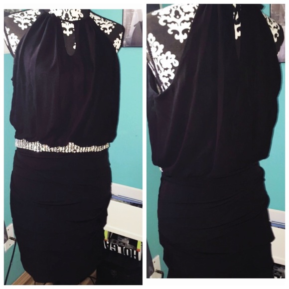 black formal dress
