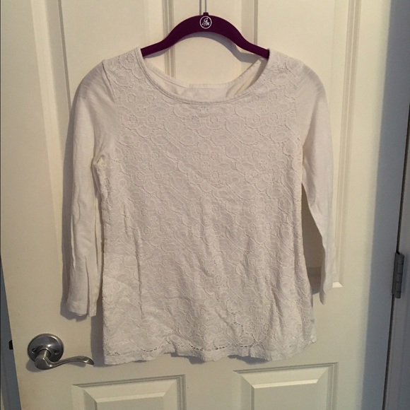 White Lace Shirt