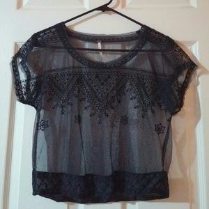 Sheer Free People top