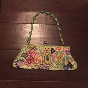 Precious lime green clutch