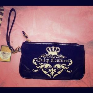 Juicy Couture Black Wristlet
