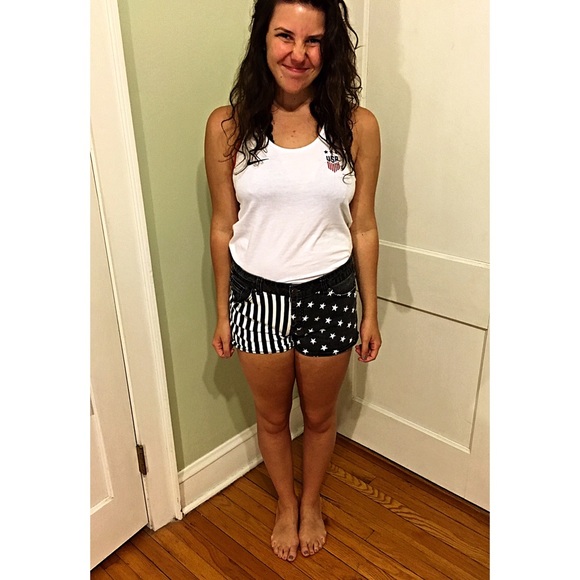 Stars/Stripes Denim Shorts