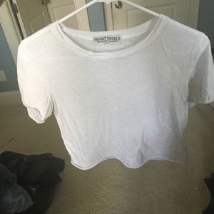 White crop top from urban outfitters